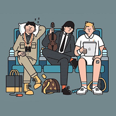 爱情来的太晚了啊采集到插画啊