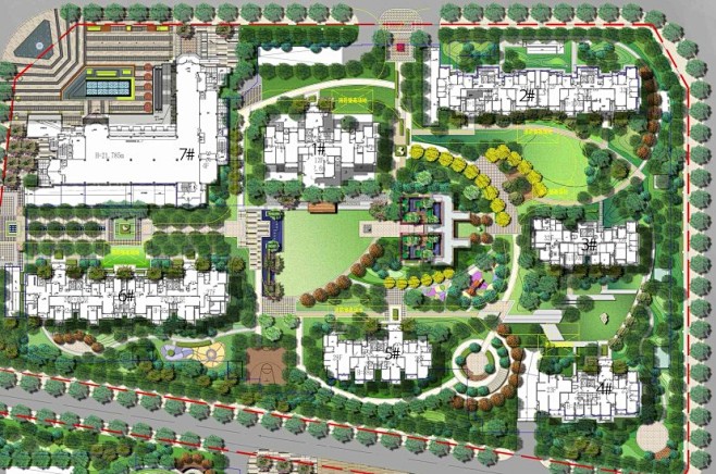 【新提醒】山水院落景观住宅区-诗意易居居...