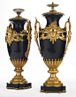 date unspecified A pair of Néo-Grec gilt bronze and black marble urns France, late 19th century Estimate 3,000 — 5,000 USD LOT SOLD. 3,750 USD (Hammer Price with Buyer's Prem