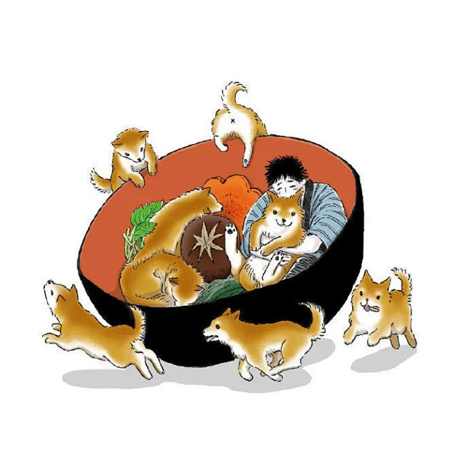 まるみち/超甜！在一堆食物里做完精致的梦...