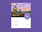 Weather app inspiration – Muzli -Design Inspiration : via Muzli design inspiration