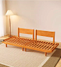 日式实木云朵沙发客厅简约北欧原木风双人三人位小户型绒布艺沙发-淘宝网