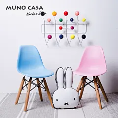 伊姆斯儿童椅创意彩色塑料餐椅宝宝凳幼儿早教休闲靠背椅摄影道具-淘宝网