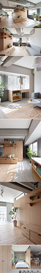 日本老居翻修公寓室内设计#日式和风##日本装修##日式公寓##无印良品##简约和风##简约装修#