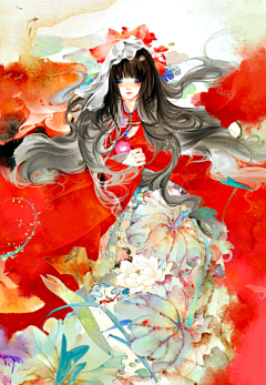 陌小妄Momo采集到古风古装美女上色版