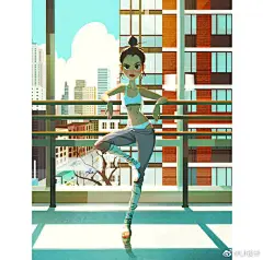 #插画# 韩国插画师 mjiart 人物形象插图 ​​​​