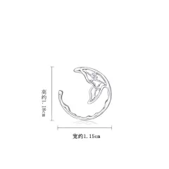 新款 周大福SOINLOVE人鱼尾系列18K金钻耳钉(单只)VU1655精选-tmall.com天猫