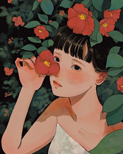 sunny-阿芒采集到韩国插画师leessuu