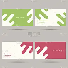 时髦的名片模板。