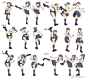 【#绘画参考# 】jk动作参考