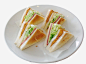 三明治高清素材 一盘三明治 美式快餐 蔬菜三明治 免抠png 设计图片 免费下载