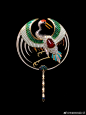 狮记古典珠宝中国扇胸针系列：对鹤的喜爱停不下来了@洛梅笙 ​​​​