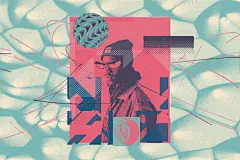 复古潮流怀旧8位像素风低保真图片特效PS动作素材 BitmapJoint Effect Action