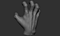 Male Hand Sculpt in 2 poses