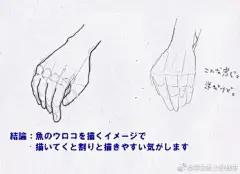 不要忘记手部练习哦~（年轻人，怕爆肝吗？不怕就戳这里→：°欲学此课，必先成魔！九关过，业可成！）#手绘# 绘画超话 插画超话 #轻微课# #学画画上轻微课# ​​​​