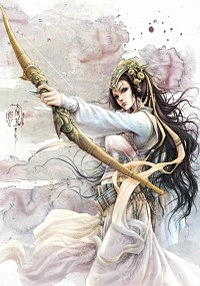 侠女图-花瓣网