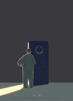 孤单星球lost7 #背景图# #治愈系# #壁纸#晚安 温馨 插画 绘本 有爱 月亮 壁纸