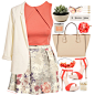 A fashion look from October 2014 featuring Oneness tops, H&M blazers and H&M skirts. Browse and shop related looks.