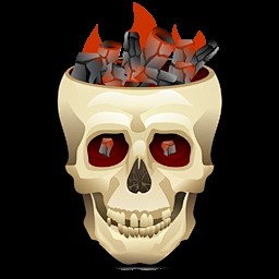 海盜系列电脑图标－骷髅头设计图