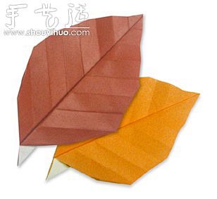 秋天枫叶折纸方法