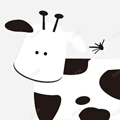 卡通奶牛高清素材 奶牛 页面网页 平面电商 创意素材 png素材