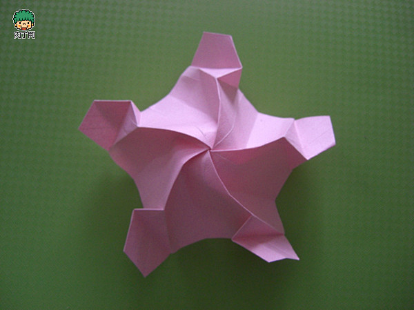 折纸玫瑰的详细折法图解  简单易学的福山...