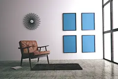 四联现代装饰画挂画贴图样机