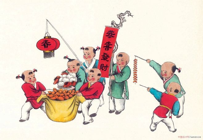 　关于春节民俗，有一首歌谣是这样唱的：
...