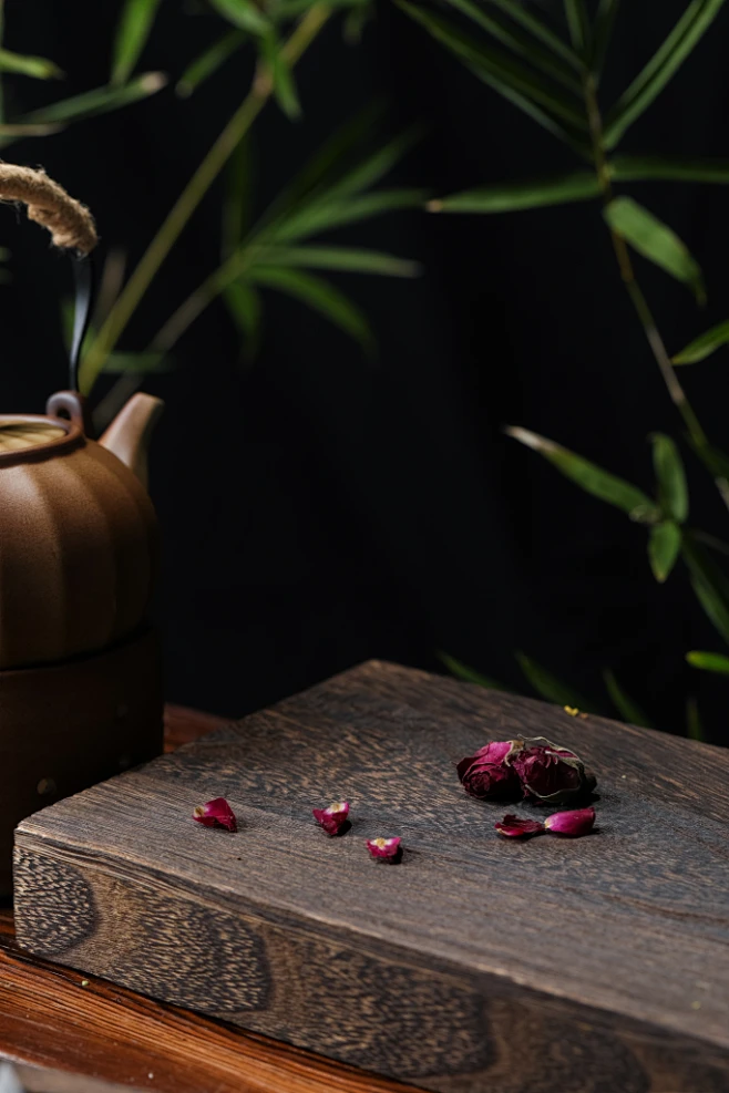 玫瑰花茶茶道茶文化茶叶摄影图-花瓣网