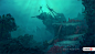 RandomEnvironment04 2016, Simon Kopp : Just found some time to finish this sketch up. Had this lying around for two weeks and hadn't had time to finish it. I'm rather happy with how it turned out. Was also a test to see where I can get with stitching stuf