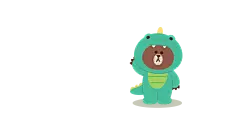 JUNGLE BROWN : Say hello to &lt;JUNGLE BROWN&gt;! BROWN can become anything in the mysterious jungle~ Now meet &lt;JUNGLE BROWN&gt; #LINEFRIENDS #JUNGLEBROWN #BROWN #DINOBROWN . https://www.linefriends.com/junglebrown