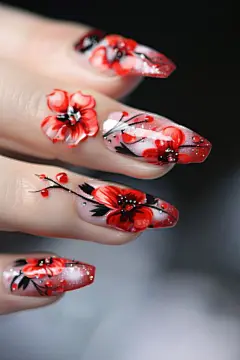 创意美甲图片摄影图