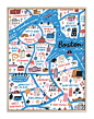 "I Love Boston" - Drawing Limited Edition Art Print by Jordan Sondler.