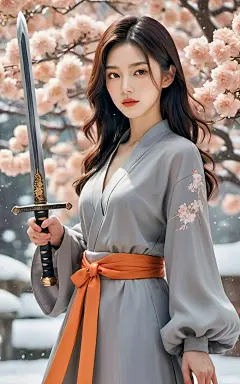 执剑女侠壁纸，让你的手机瞬间焕发魅力 - 哔哩哔哩