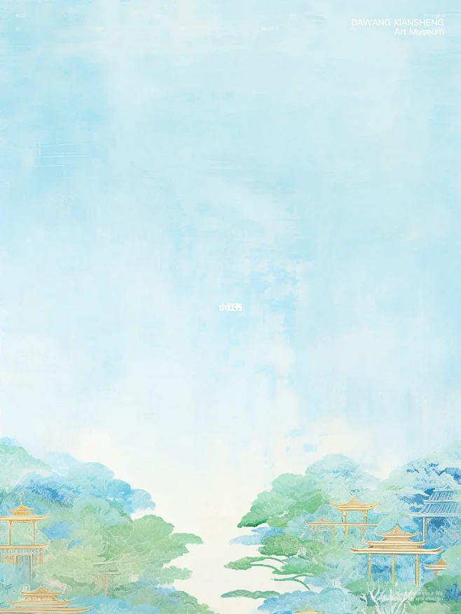 治愈的天青色等烟雨屏保｜Midjourney关键词