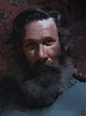 Sailor, Grzegorz Przybyś : another portrait study done with Zorn color palette.