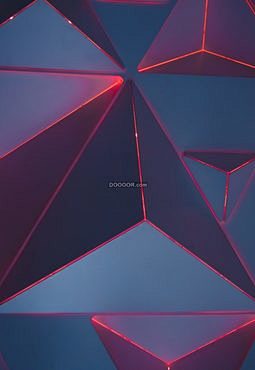 几何元素设计空间立体几何拼接图形设计棱角...
