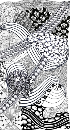 Yassee采集到禅绕画