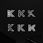 6 Creative K Monogram logo which one is your favorite one? by @typefool
