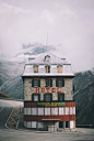 Abandoned hotel, Furka Pass, Switzerland