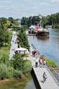 BUGA 德国联邦园艺博览会：海尔布隆河岸景观 / SINAI : 丰富多样的河岸空间体验