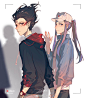 #藕饼##漫画#
娱乐圈paro/双竞争公司的top
饼饼好可爱～

画师@豆辶卯田 （已授权）