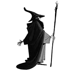 Juliaon Roels on Instagram: “Wizard. . . . . #wizard #fantasy #magic #heroicfantasy #medieval #characterdesign #conceptart #speedpaint #linework #grey #hat #power…”