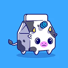 卡通牛插画矢量图设计素材