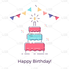 qiong琼采集到生日主题 纸袋