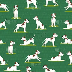 小狗,彩色图片,四方连续纹样,卡通,幽默,可爱的,纯种犬,大麦町,壁纸,狗
