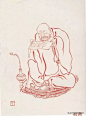 弘一法师（李叔同）绘的一百零八幅罗汉图
