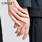 【新品】CIRCLE珠宝Bee系列铂金拍翅男女对戒个性戒指-tmall.com天猫