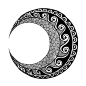 tattoo proposal- moon theme : tattoo proposal. moon theme