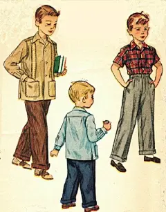 © &lt;wbr&gt;国外40年代—70年代手绘儿童服饰 &lt;wbr&gt;②